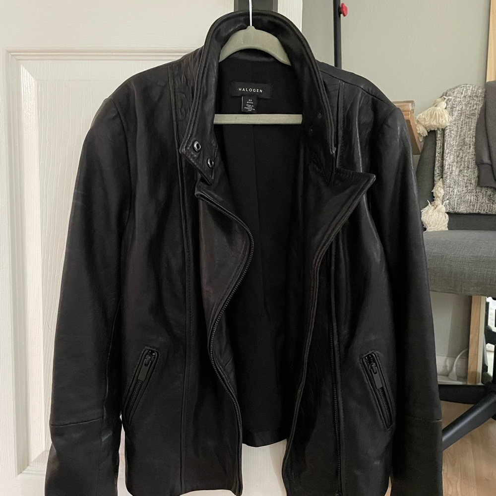 Halogen Leather Jacket - image 7